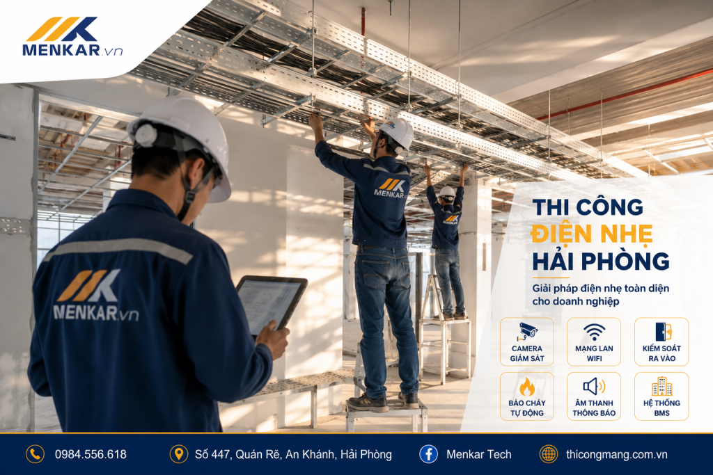 Thi công điện nhẹ hải phòng