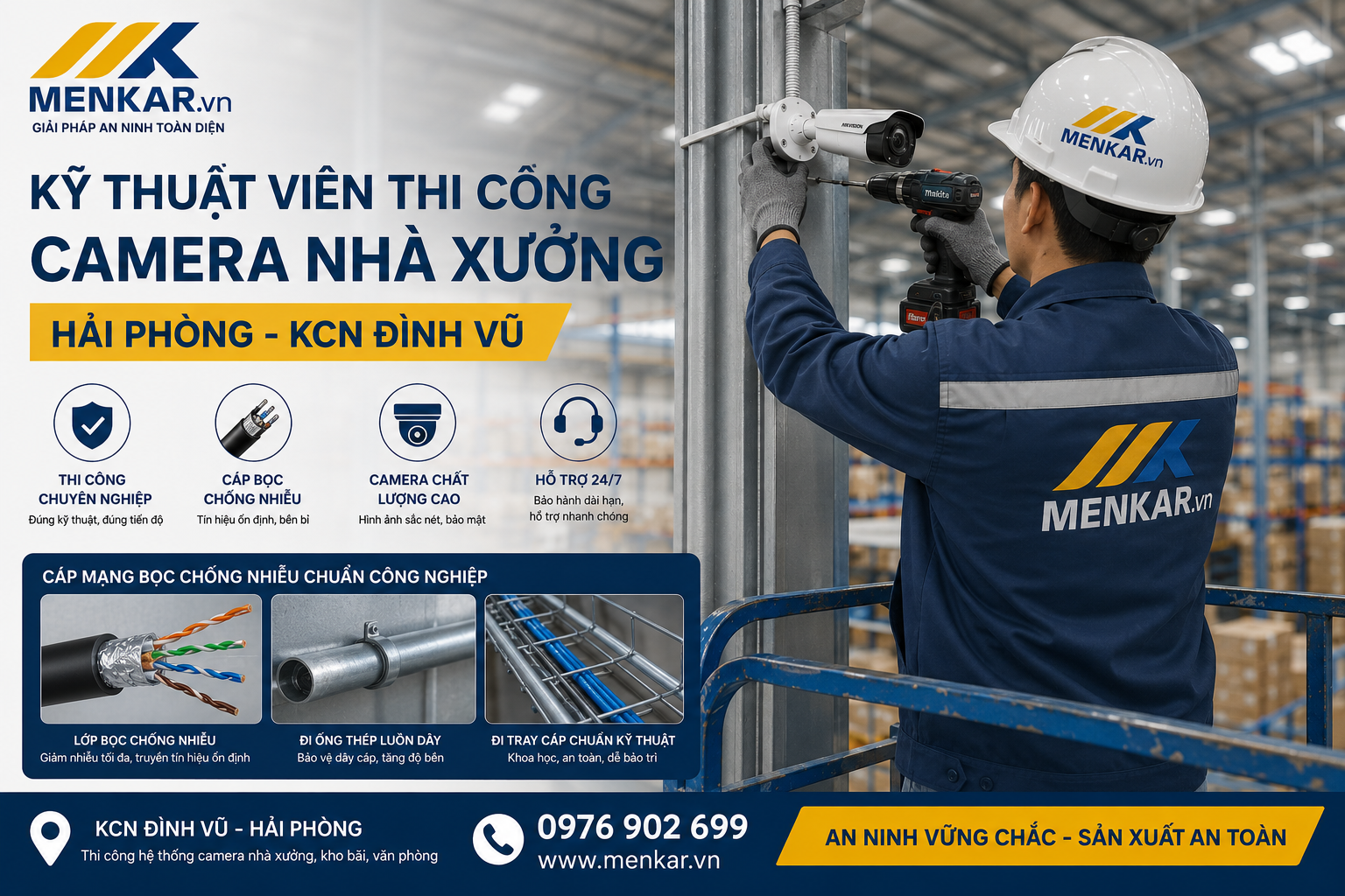 camera nhà xưởng Hải Phòng